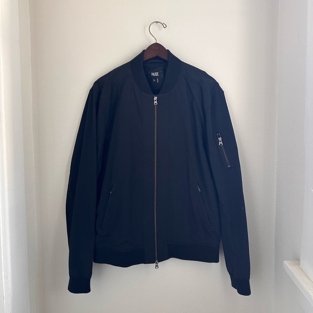 PAIGE mens Branford Bomber Jacket - Size M